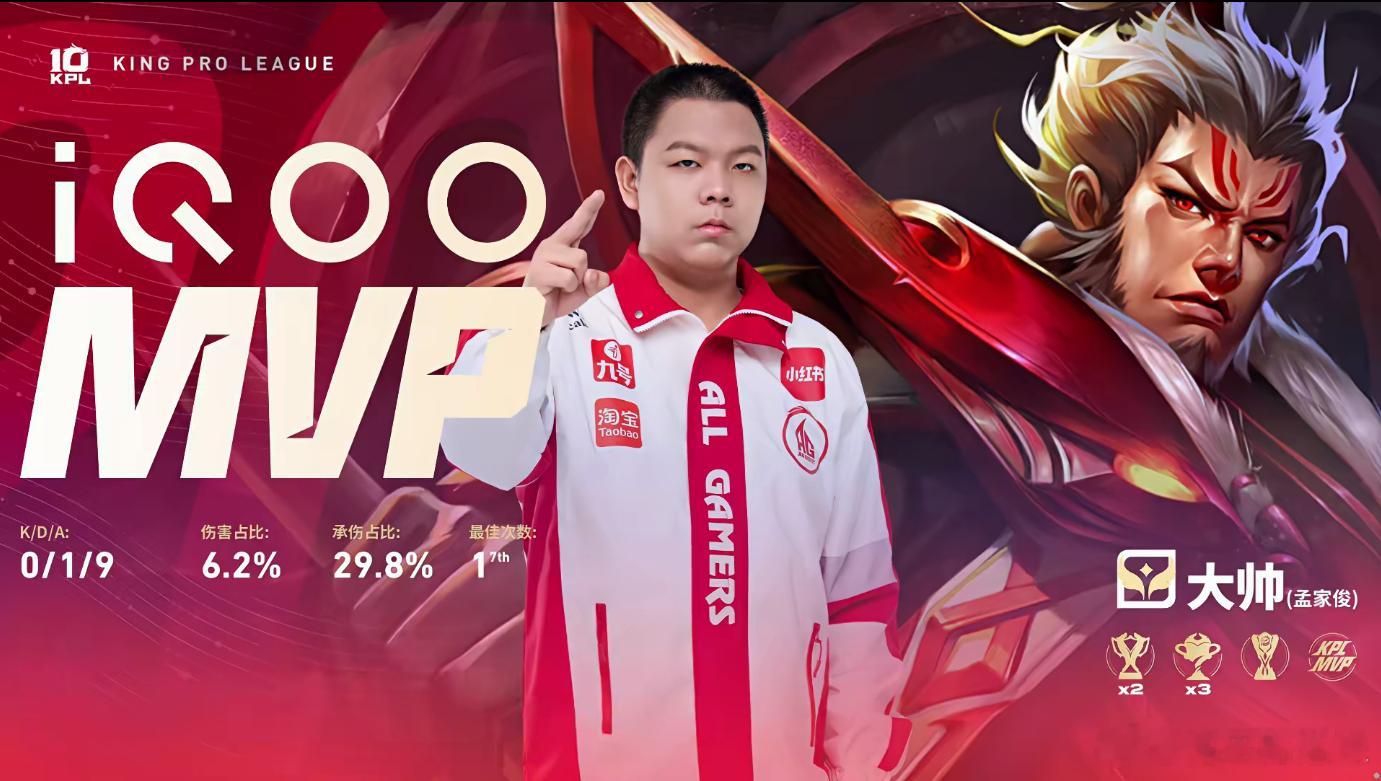 KPL  这波操作666！👌大帅张飞实至名归，MVP加冕！大帅张飞MVP