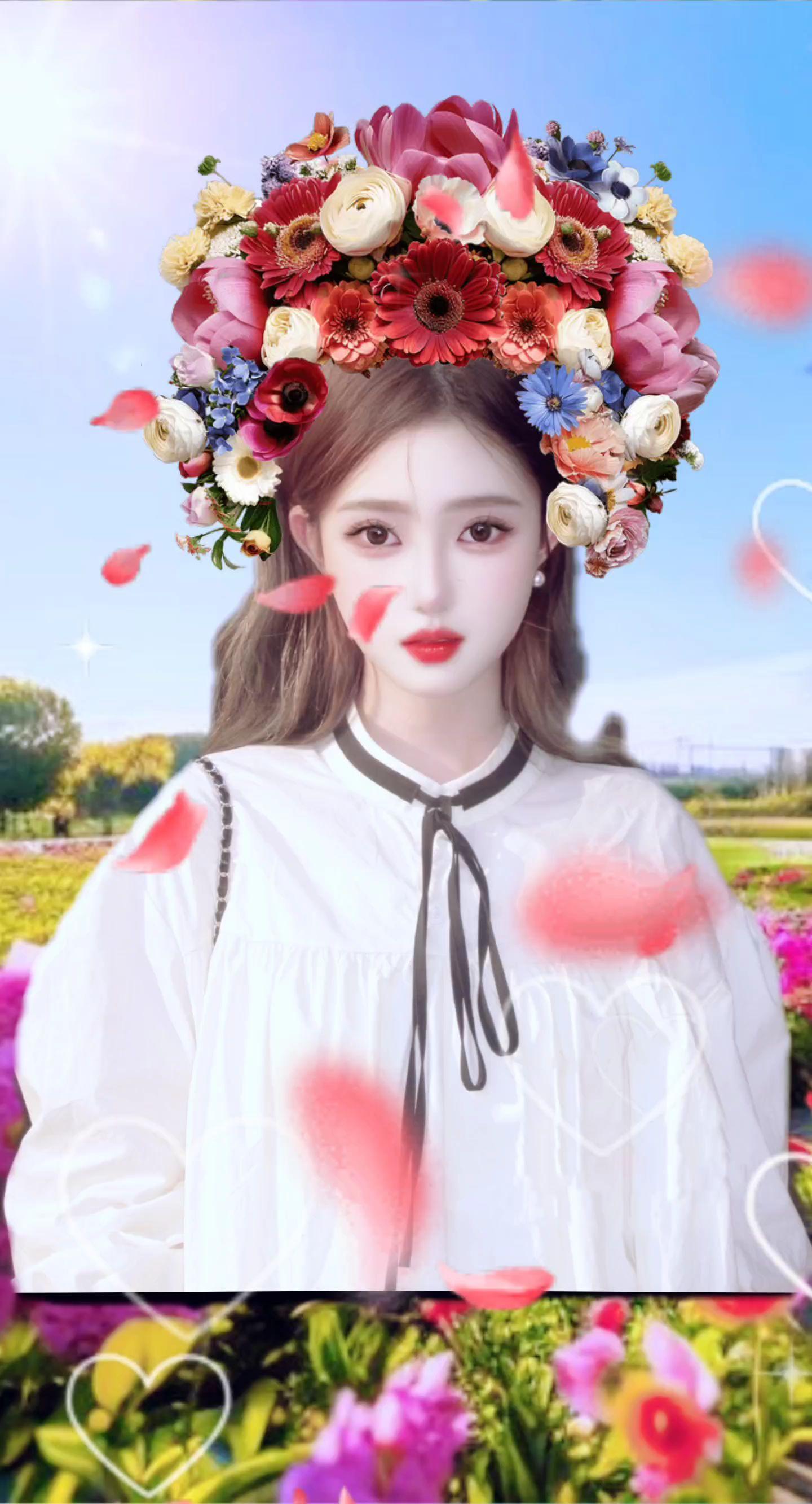 好漂亮的花仙子
