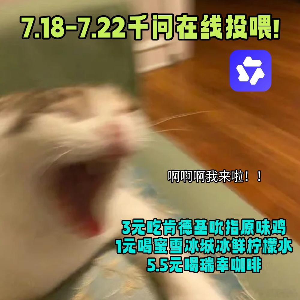 上班后消费观突然就变了每天下午茶也想省下开销，千问三样美食合计不到10元，7.1