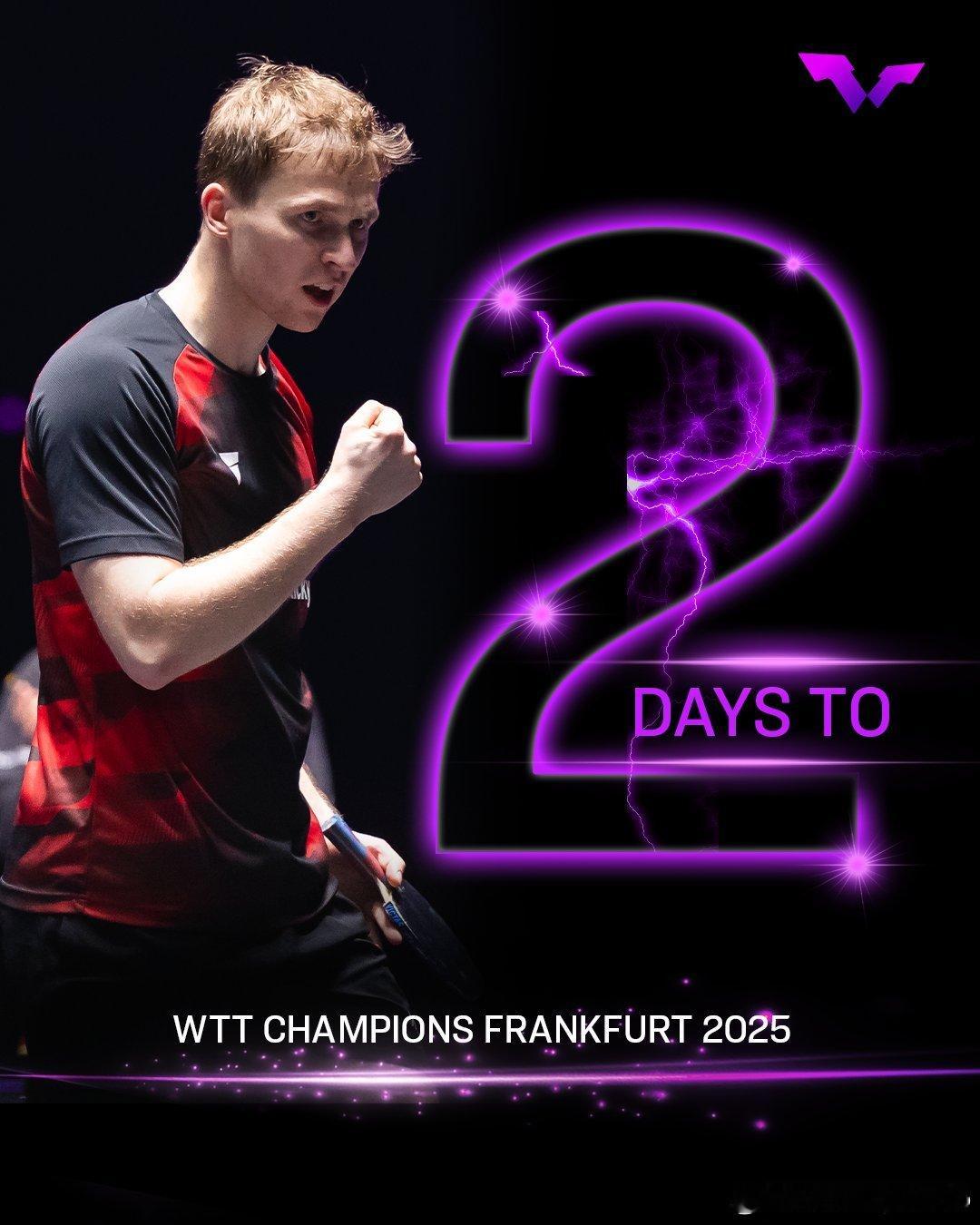 WTT法兰克福冠军赛2025 倒计时2⃣️天🇩🇪贝内迪克特·杜达 海报 ​​