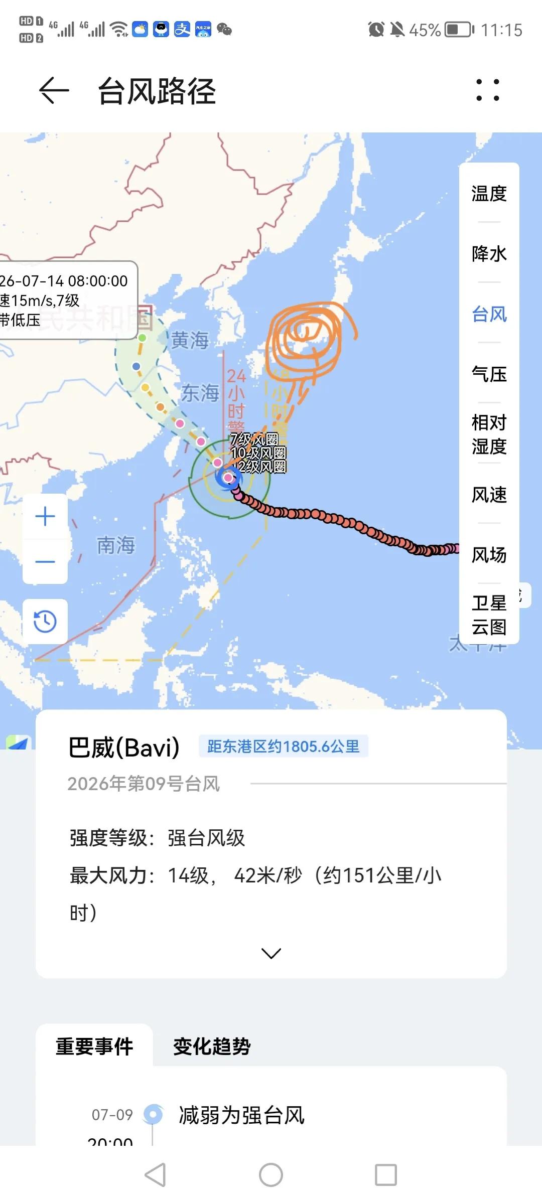 巴威这么大可以吗？或者再大一些？超强台风巴威登陆倒计时 如何避险