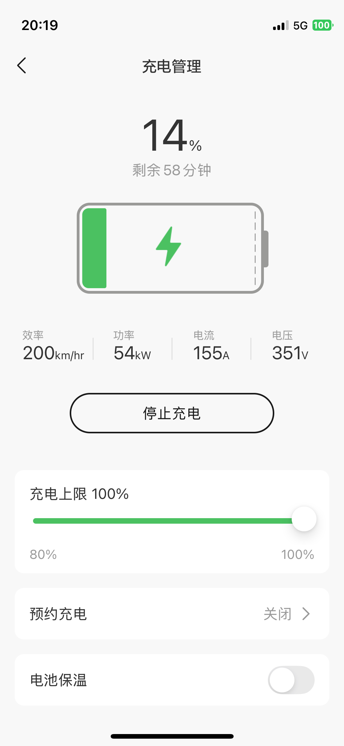 开完会冒着大雨来充电，感受一下一桩双枪的4C[哈哈]理想ONE的最大充电功率是6