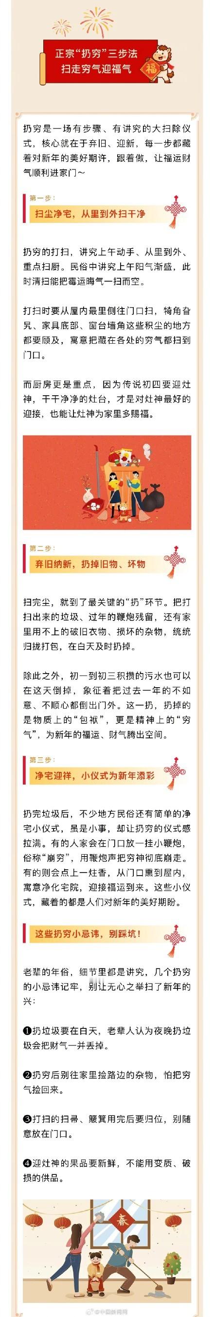 【大年初四扔穷究竟该怎么扔】大年初四扔穷迎福气今天是大年初四，又称为“羊日”，在