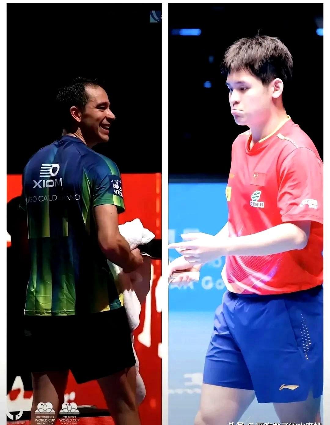 今晚这场球绝对值得熬夜看！

林诗栋和雨果的巅峰对决简直炸场 两位选手的状态都像