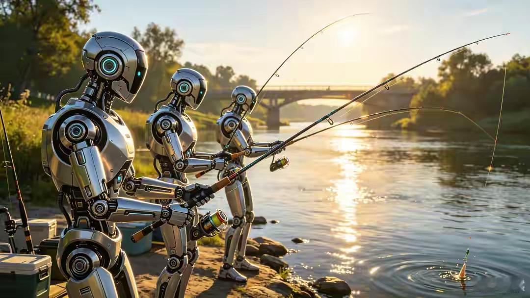 完整榜单
机器人当上钓鱼佬了

你没听错，曾经只在科幻电影里出现的机器人，现在竟