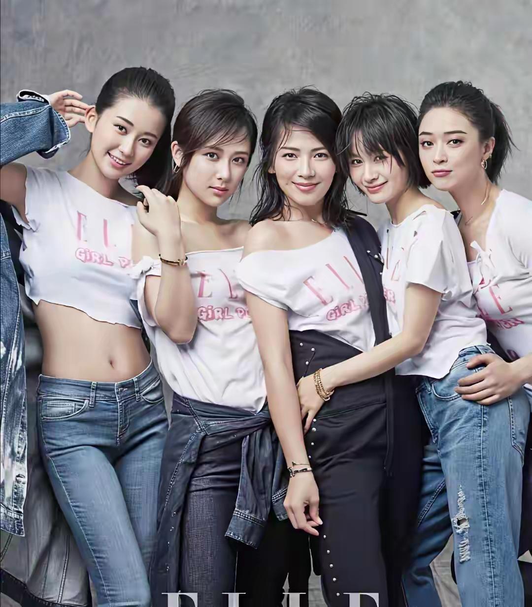 这五位女演员，你最喜欢哪一位。