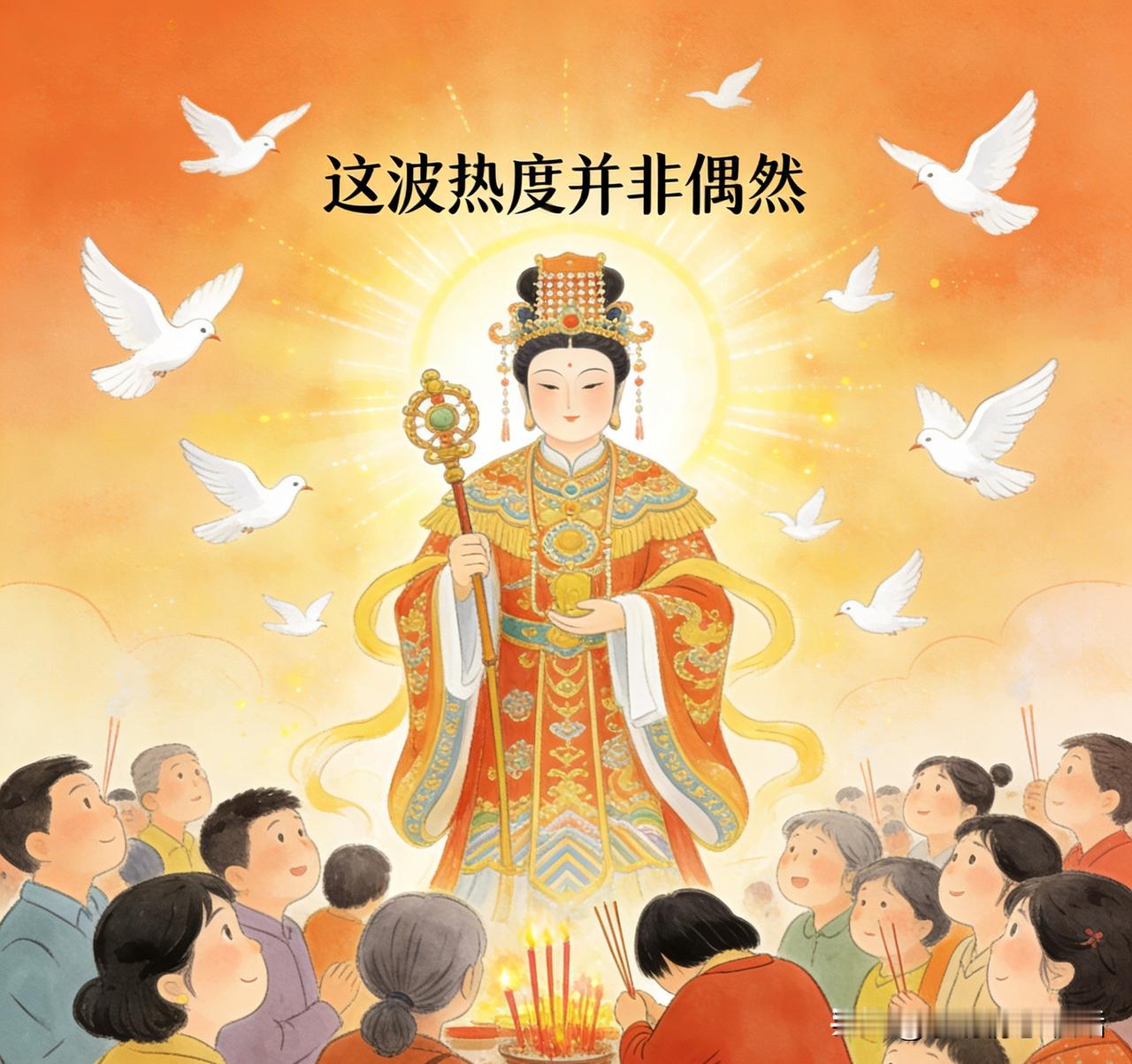 刘涛“妈祖照”火爆网络！网友纷纷更换壁纸，背后藏着天选缘分？
“不得了！刘涛这张