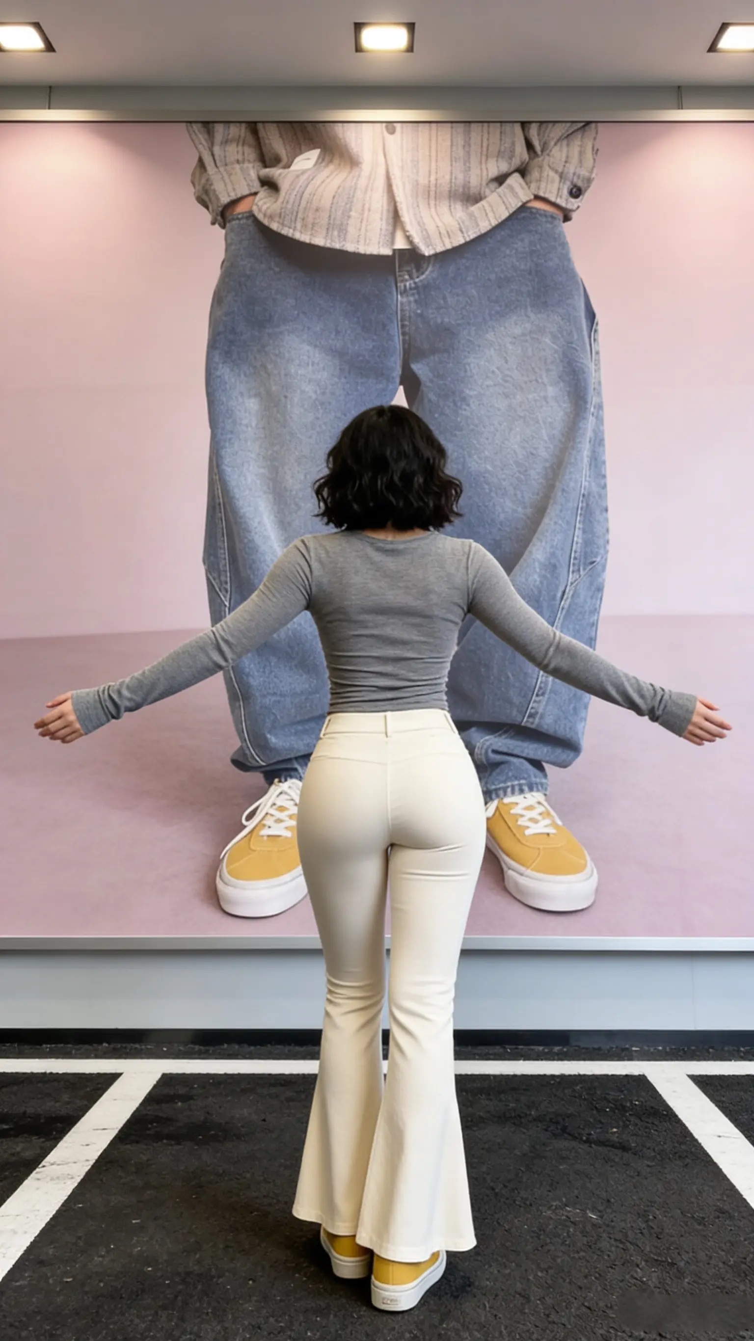 大码美式休闲痞帅重磅水洗复古牛仔裤男直筒宽松百搭锥形裤子潮流         ✓