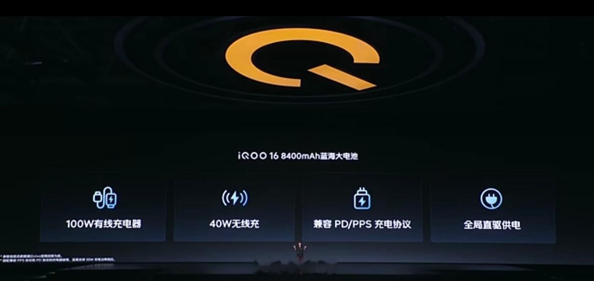 一些iQOO16配置8400mAh蓝海电池100W有线充电+40W无线充电091