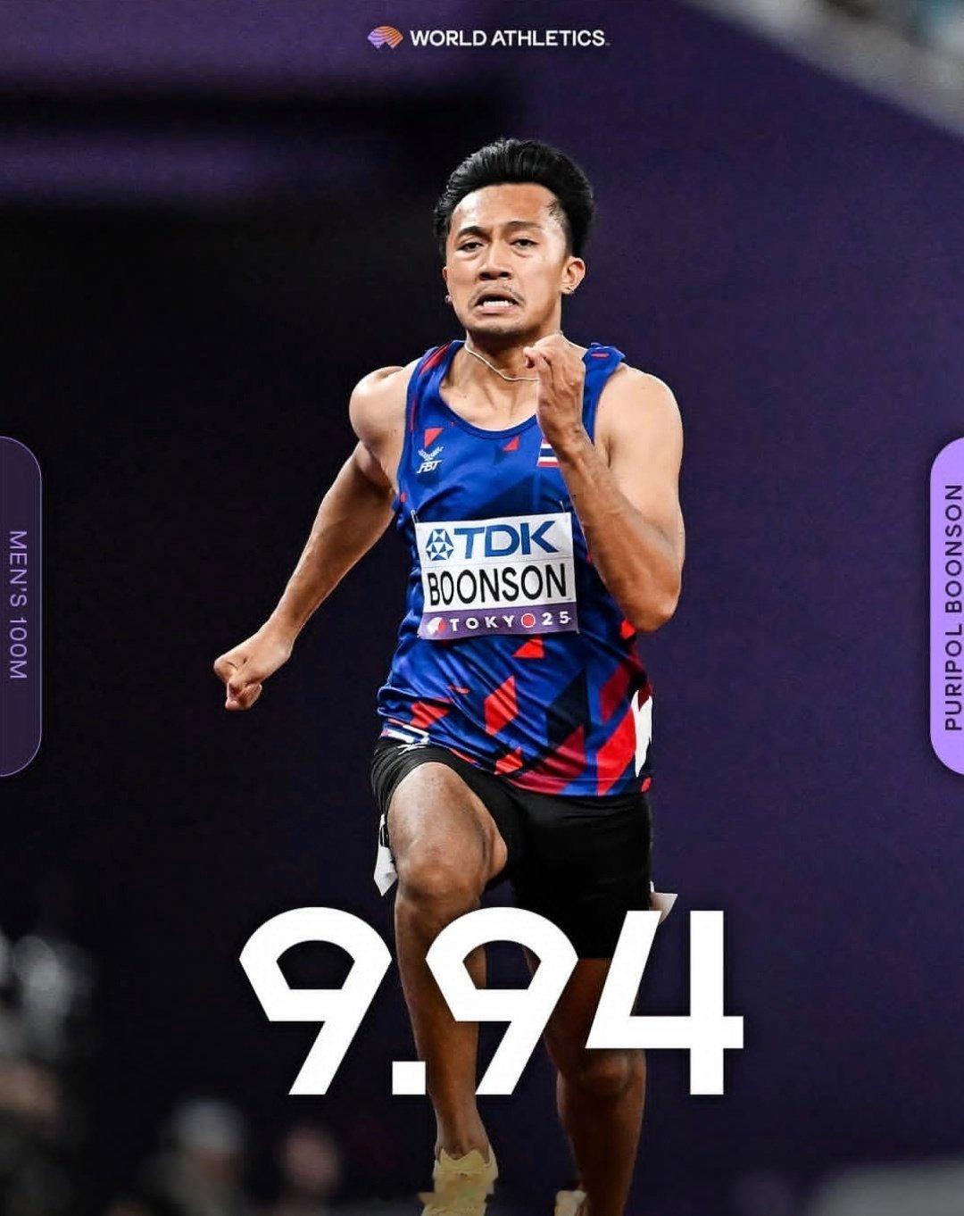 世界田联祝贺🇹🇭普里蓬·布森✅️泰国国家纪录✅️亚洲青年（U20）纪录✅️世