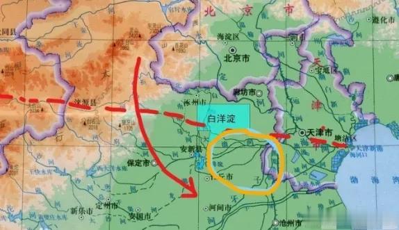如果你不知道宋朝的水长城，那就不算你读过古代兵书。
今天被大水淹掉的涿州，再往下