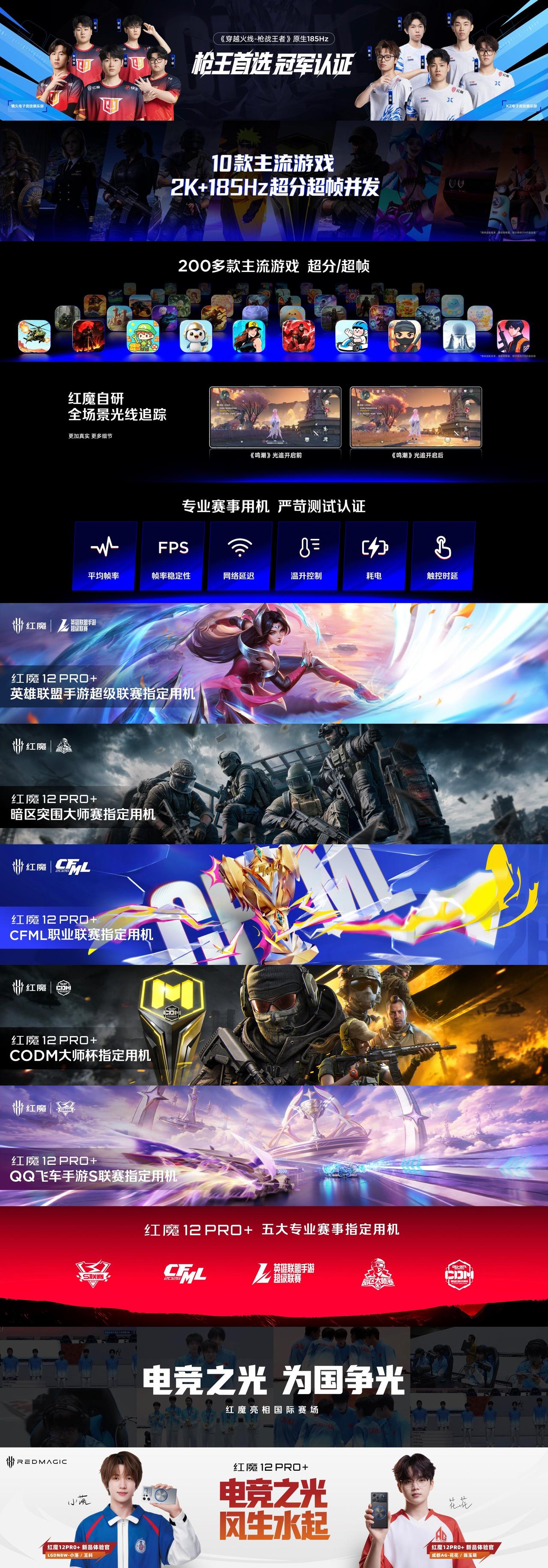 枪王首选 · 冠军认证
红魔12Pro+ 专业电竞，首选红魔！