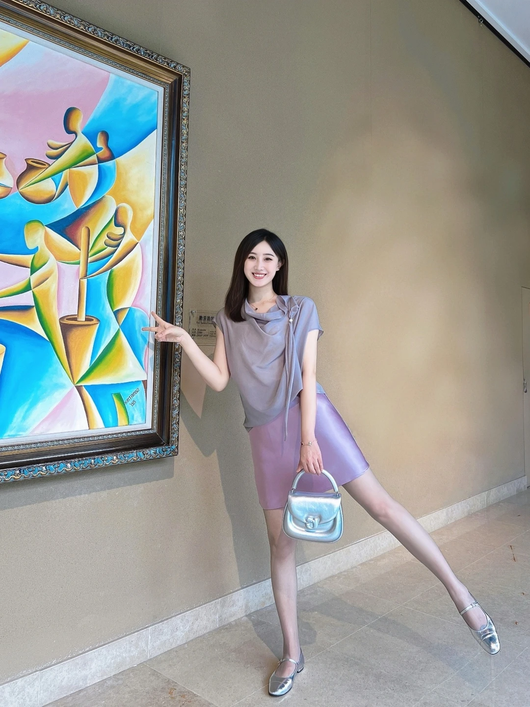 173ootd 💜| 今天是温柔紫色系