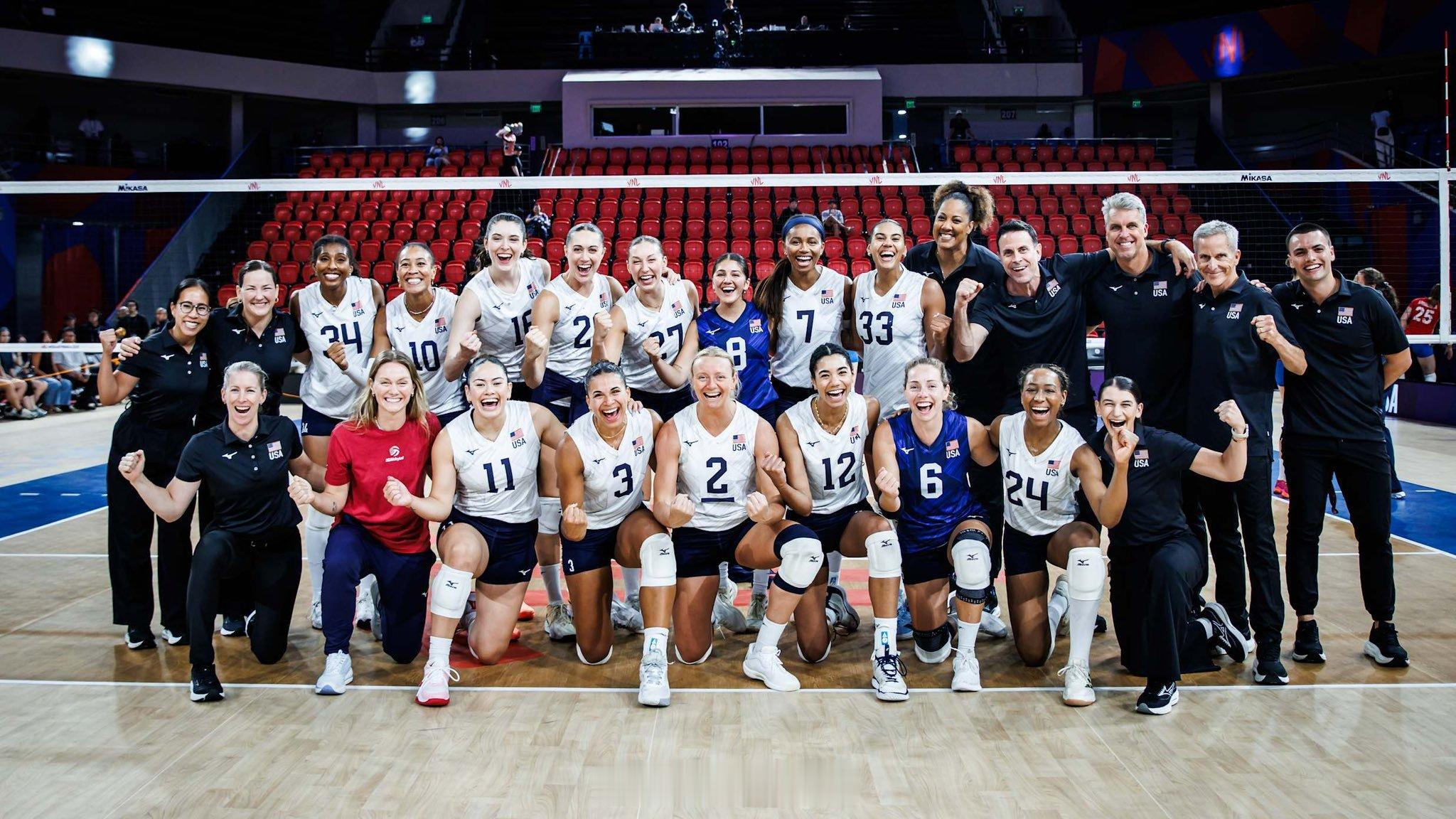 女排2026年世界女排联赛 🌍 VNL 2026 第二周后积分榜胜-负1. ?