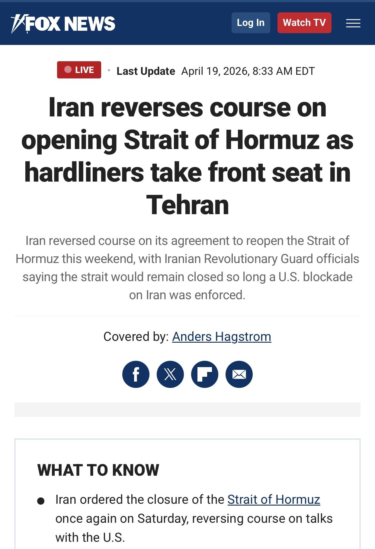 美媒：特朗普刚刚发文，威胁称”如果伊朗不接受协议，美国将摧毁伊朗每一座工厂和每一