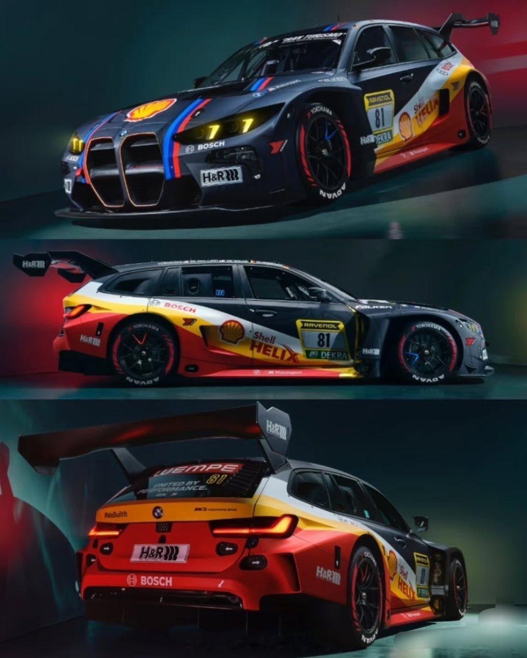 BMW M3 TOURING纽博格林24小时耐力赛 的大明星车型🆚m4 gt3