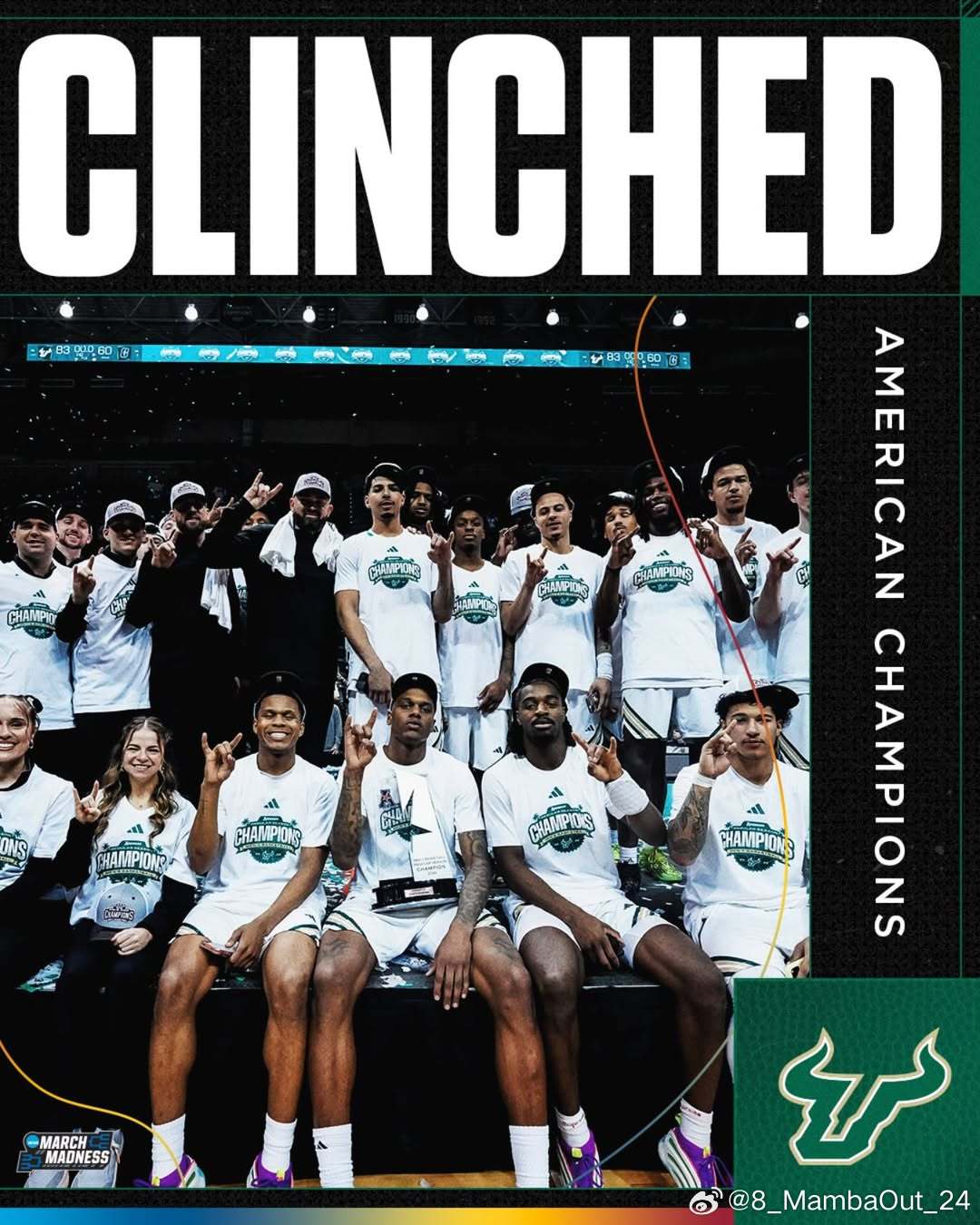 南佛罗里达大学(University of South Florida)夺得Am