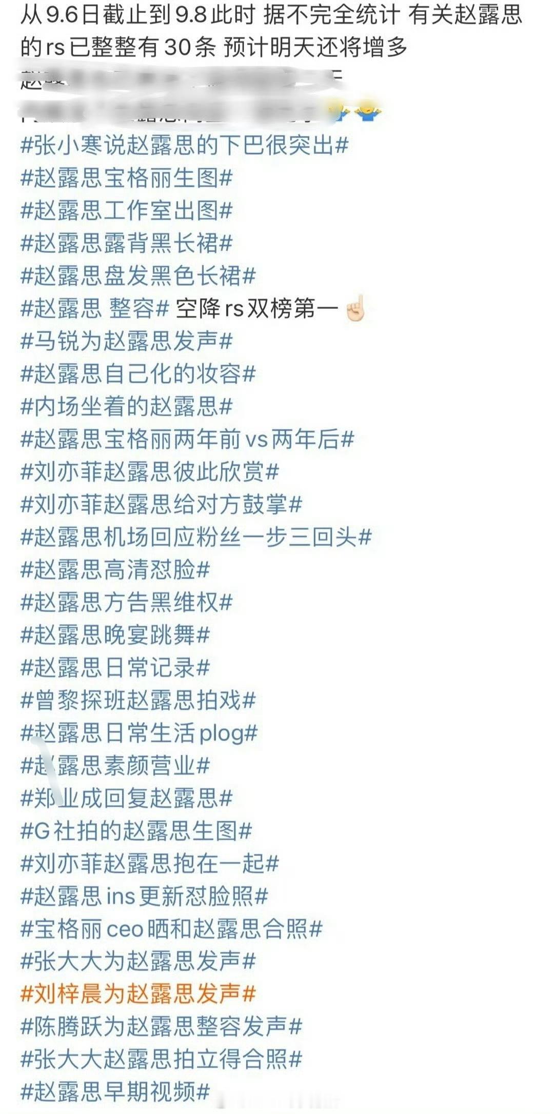 #赵露思三天30条热搜#没完没了审判女明星身材颜值有意义吗…心疼露思 #赵露思 