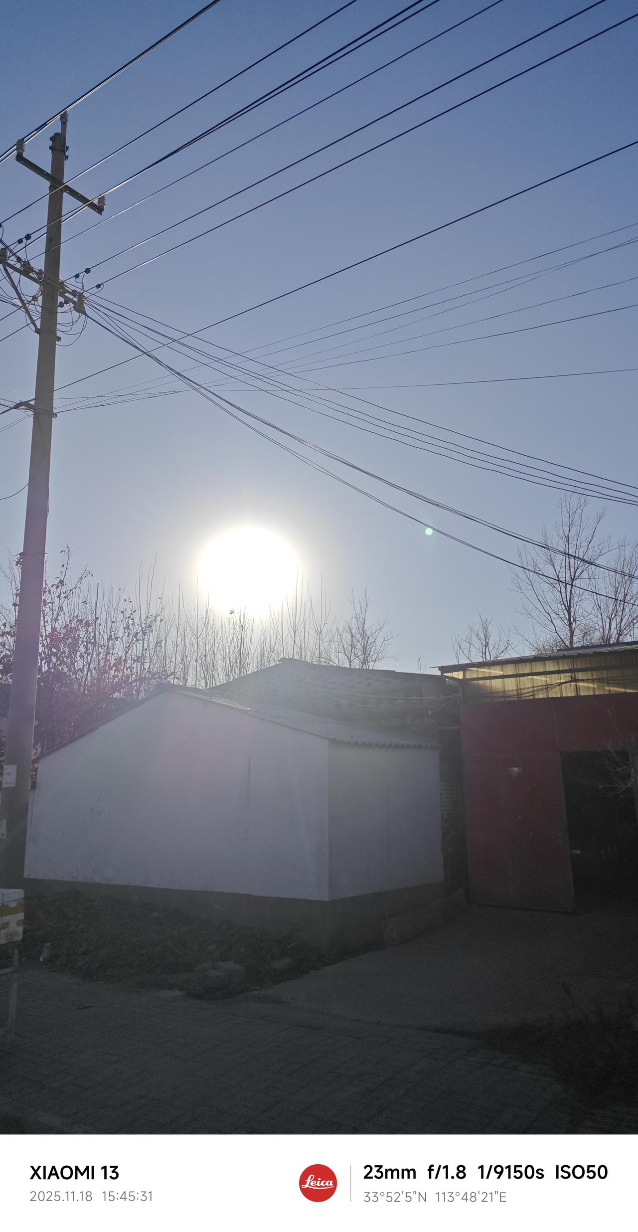 晒图笔记大赛感觉一夜之间就到了冬天，前几天杨树上还都是树叶，昨天变天刮大风树上的