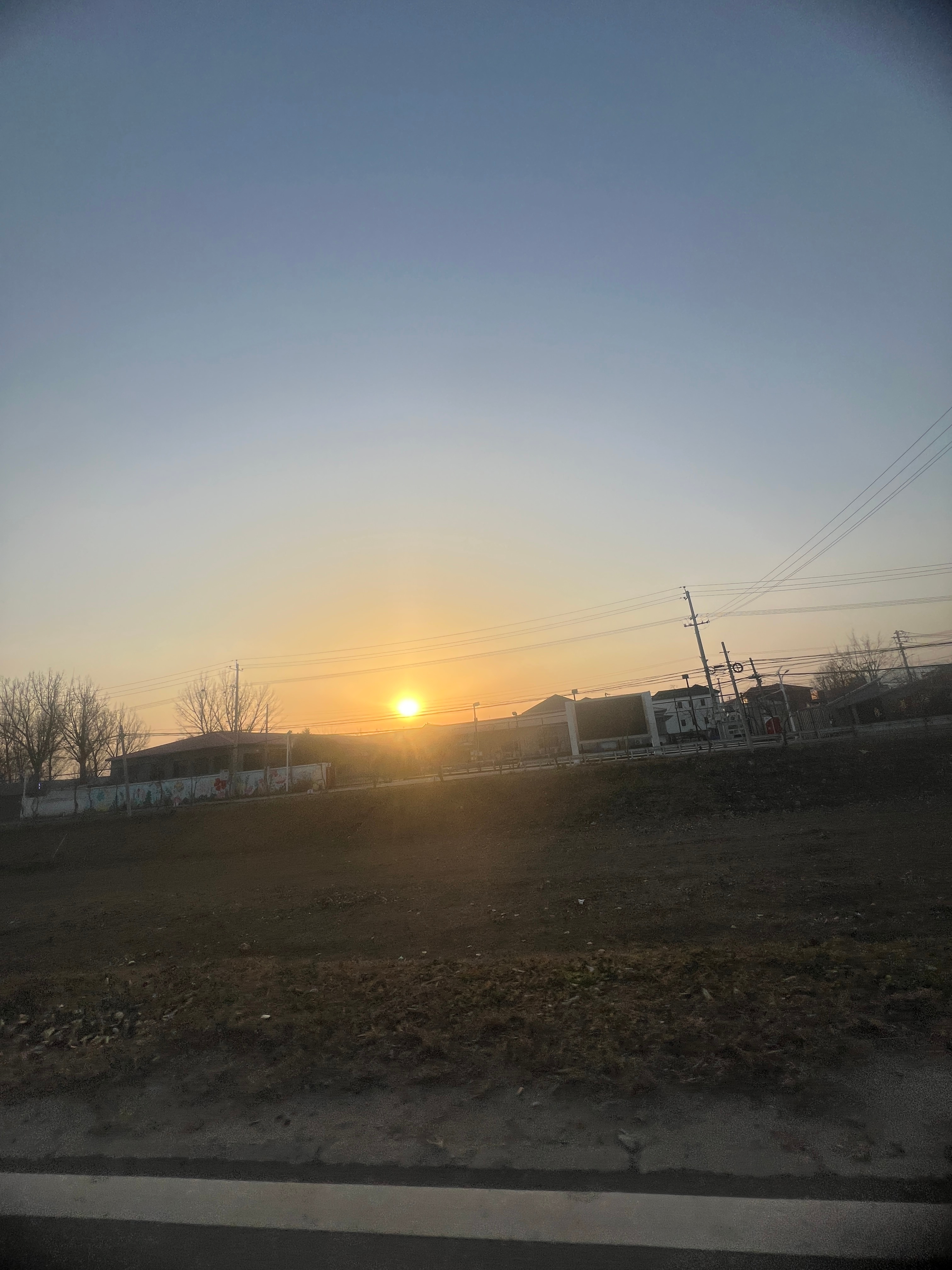 周末日落黄昏时 