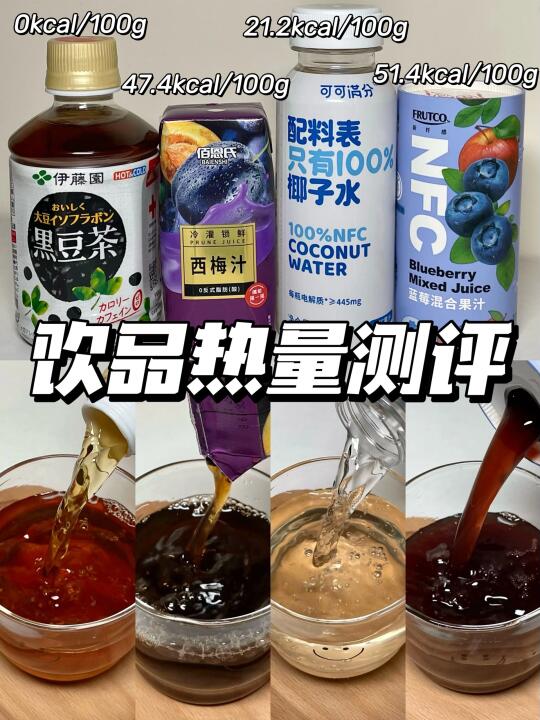 🔥网上超火的饮品测评！🔗热量/脂肪含量！！