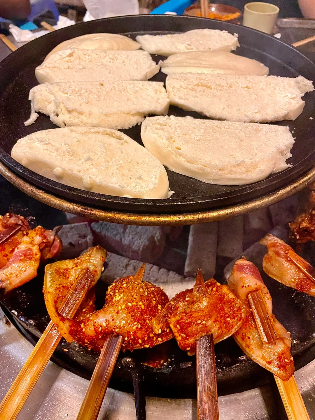 馒头片就该烤着吃，太香了