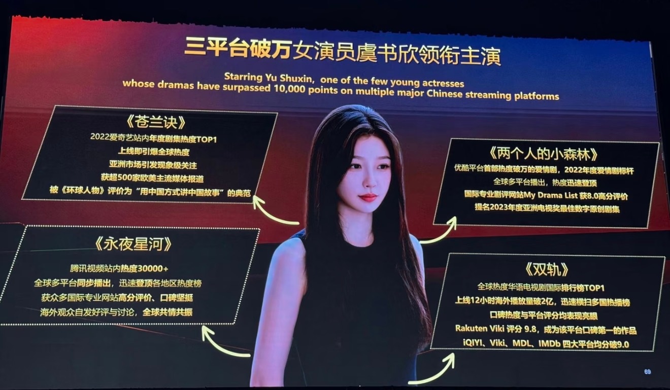 灿如繁星上海视听精品推介会面向的是行业客户，PPT 展示的是完全标准化的业内商务