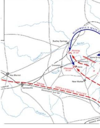 第一次马纳萨斯之役
亦称第一次布尔河战役或第一次奔牛河战役，于1861年7月21