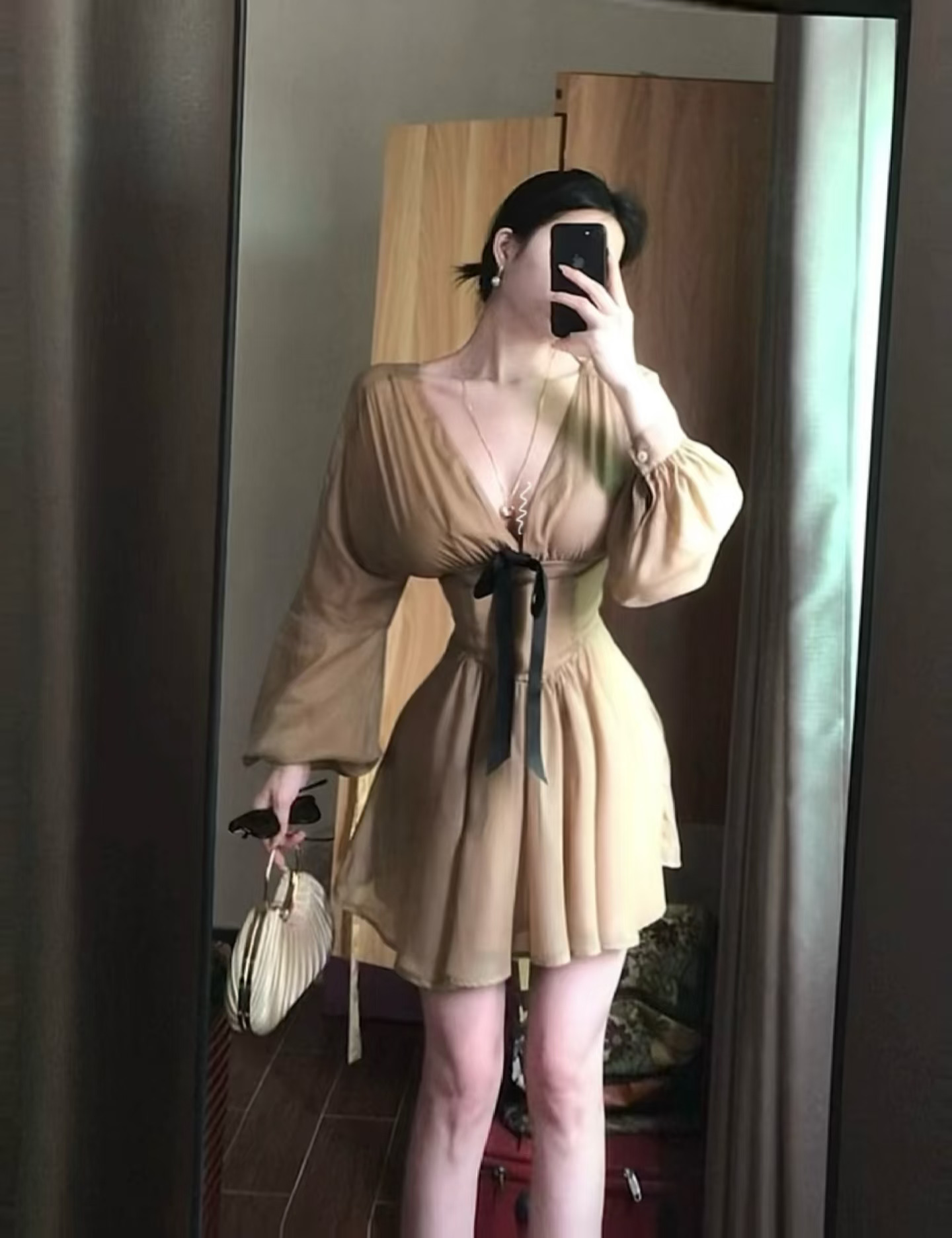棕色系穿搭尊的很气质美女感唉～