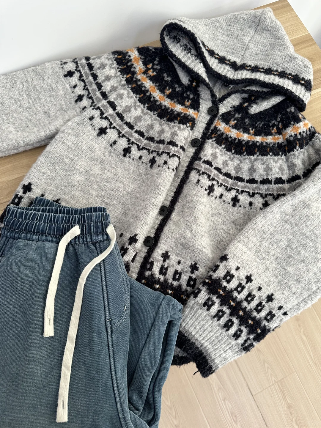 两位数连帽菲尔岛毛衣🎄也太好看了吧‼️