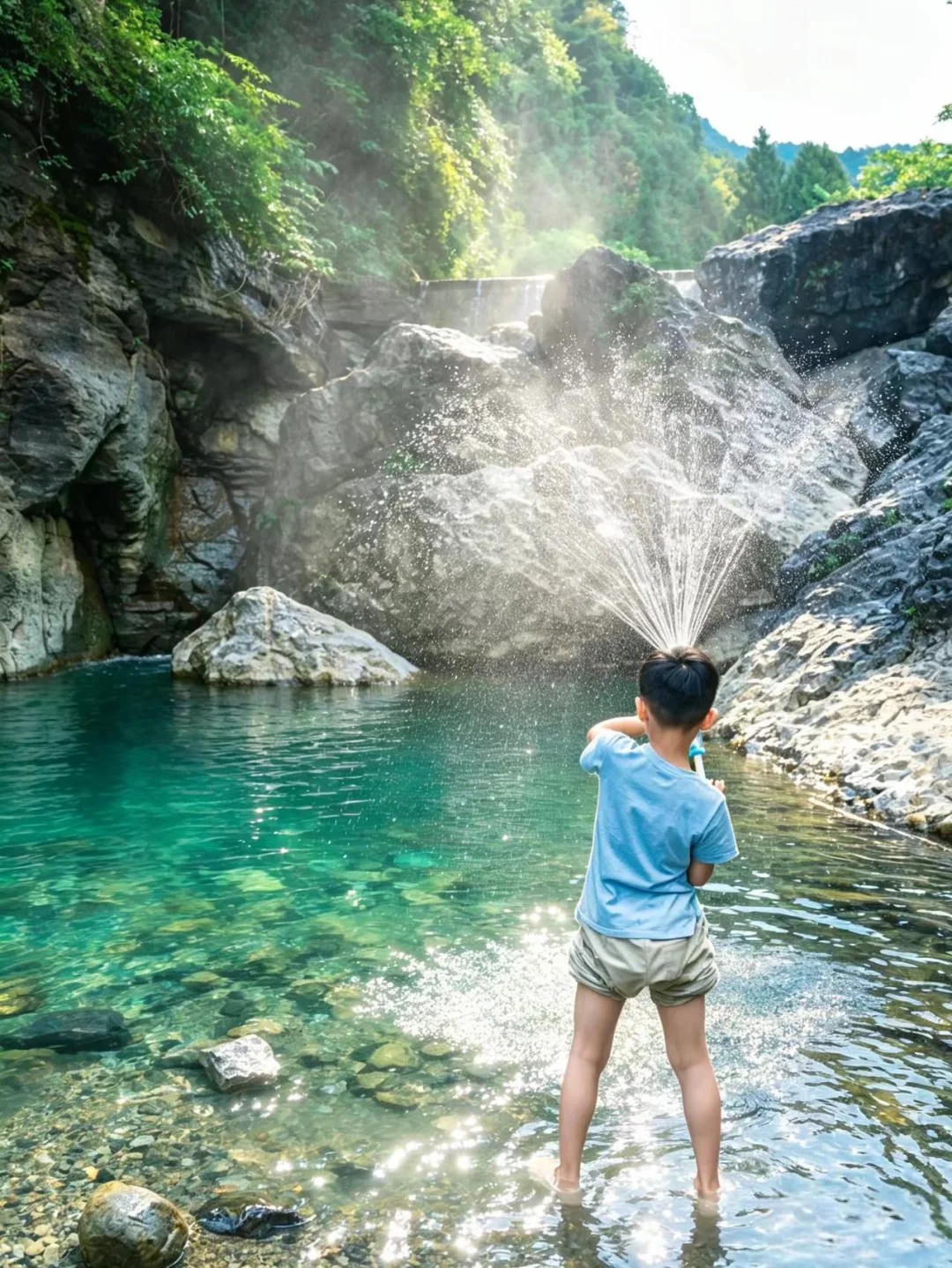 南川避暑遛娃｜住进竹林民宿，奔赴山野小溪