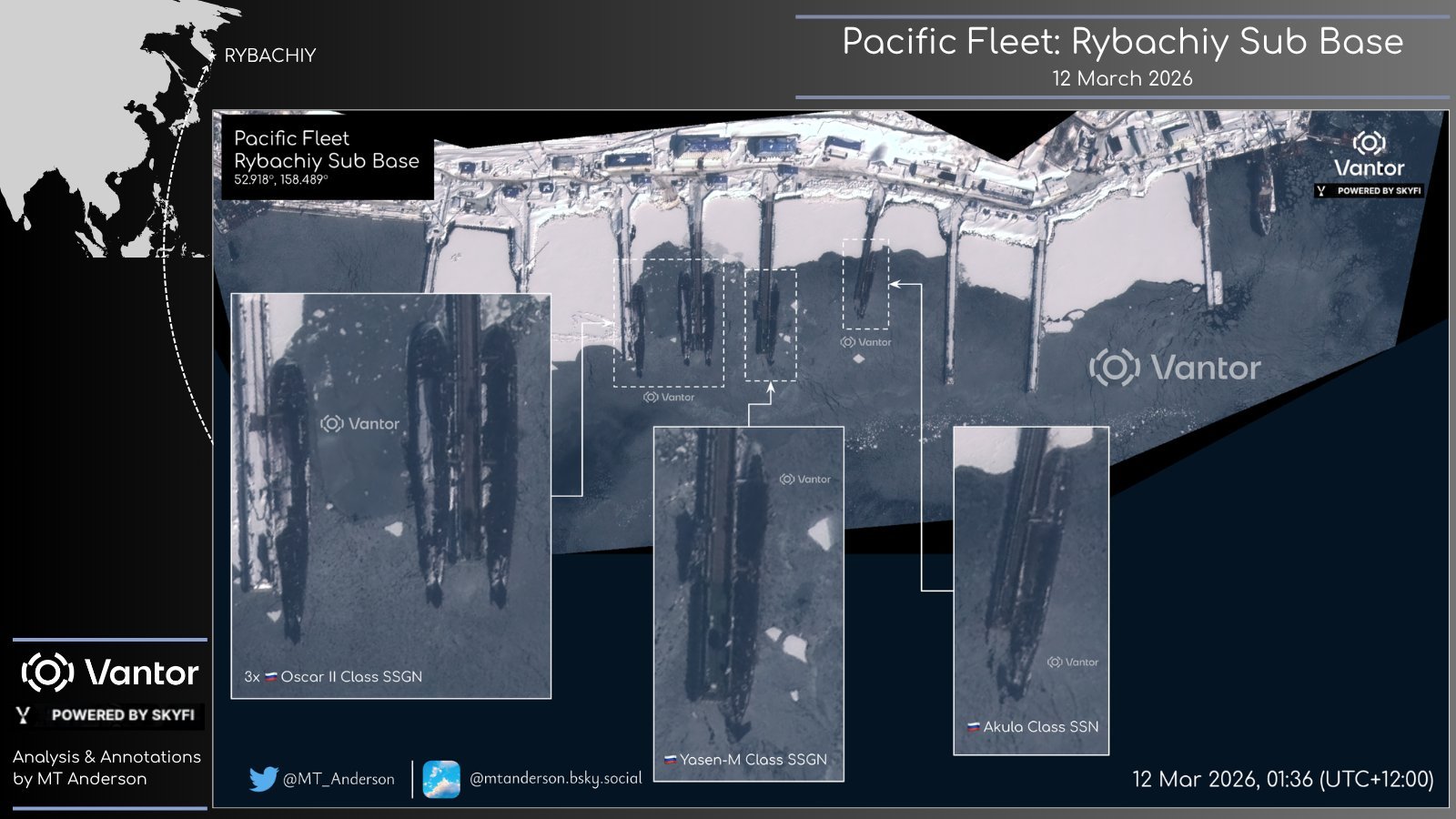 2026年3月12日，美国万拓公司（Vantor，原名：Maxar ）拍摄的卫星