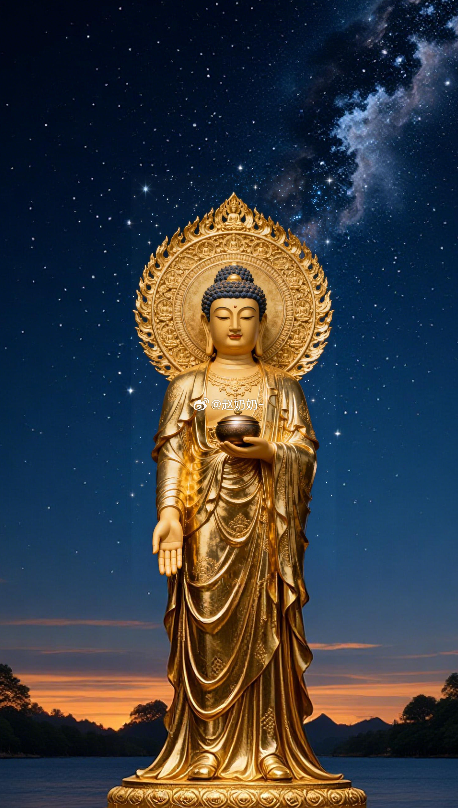 别总为了没发生的事情焦虑，也别为已经过去的遗憾后悔。药师佛保佑，扫除你一身的疲惫