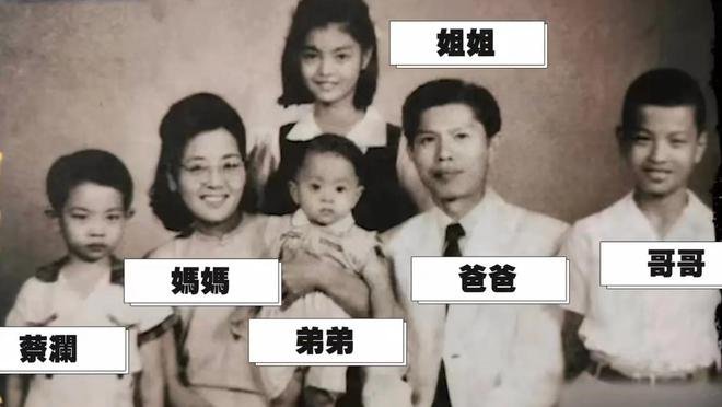 蔡澜，一家人早期的合影！怪不得他坚持做丁克，兄弟姐妹这么多对他家庭似乎没有什么影