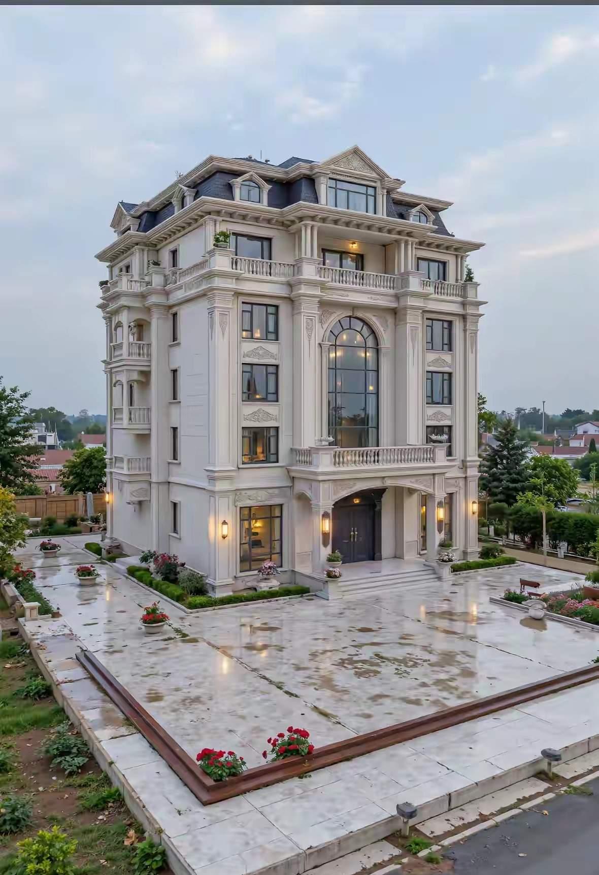 在农村这种私人住宅楼叫什么水平？
但是这个要是放在城里，放在一线城市的黄金地段，