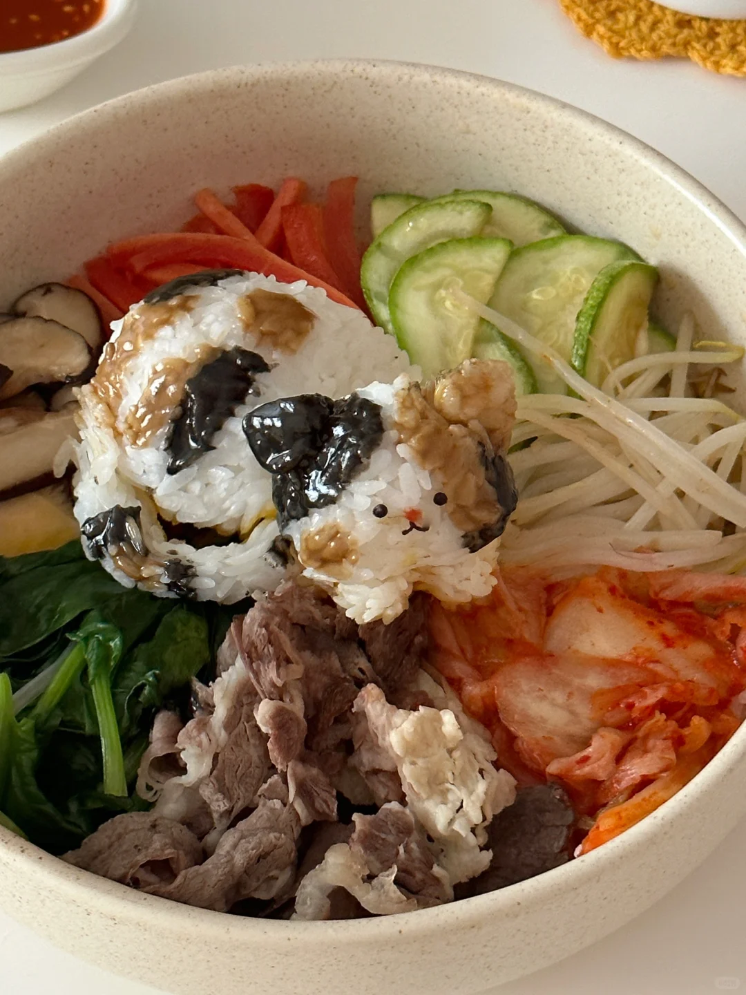 三花猫韩式拌饭～