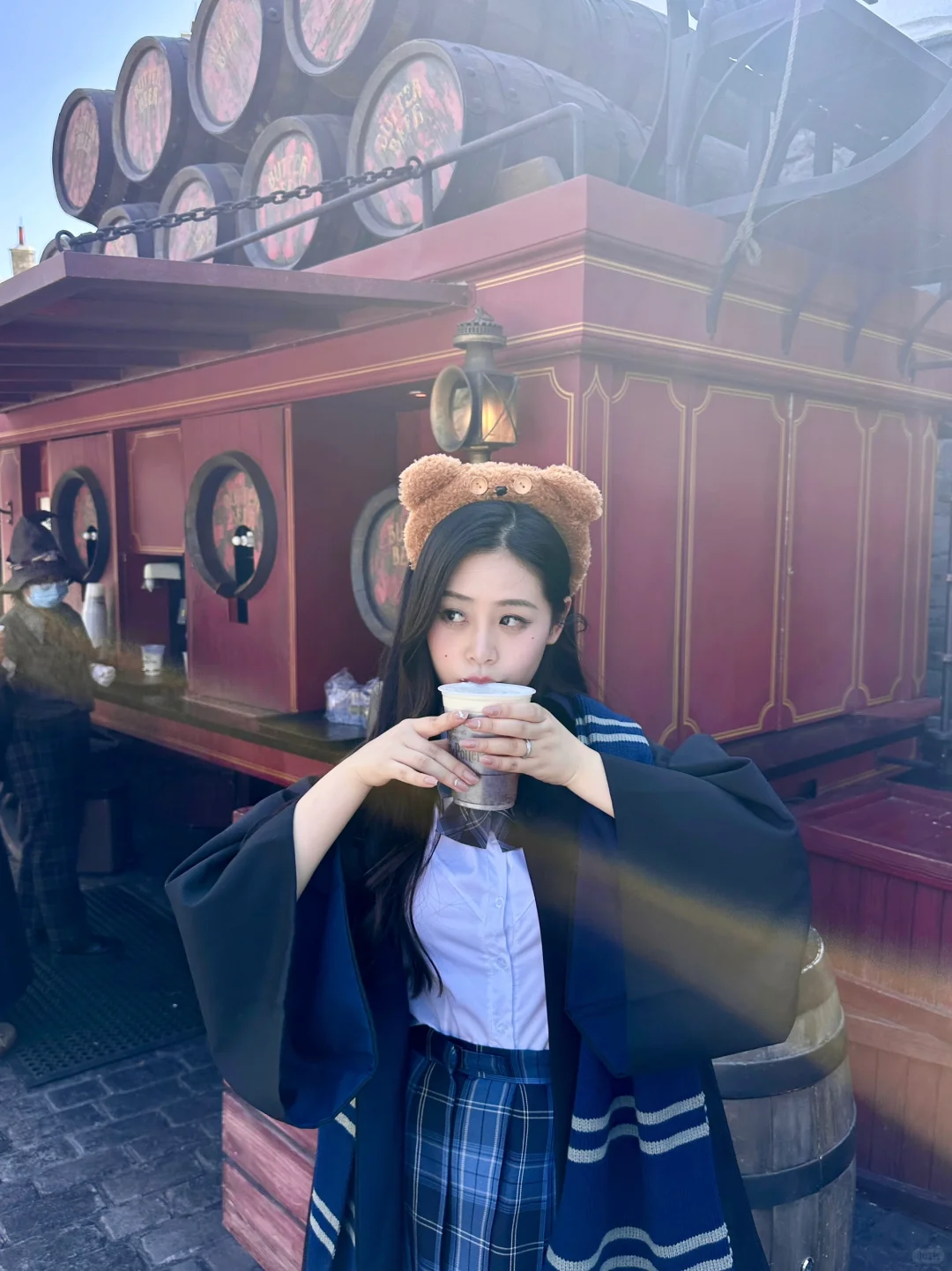 霍格沃茨返校日🪄鹰院学妹前来报道📘💙