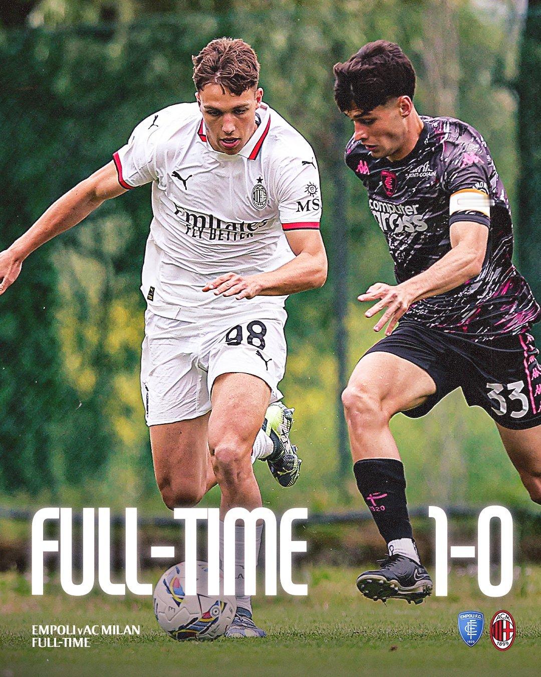 【预备队赛果】 2024-25赛季意甲 预备队联赛第34轮：🔴⚫️ 米兰预备队