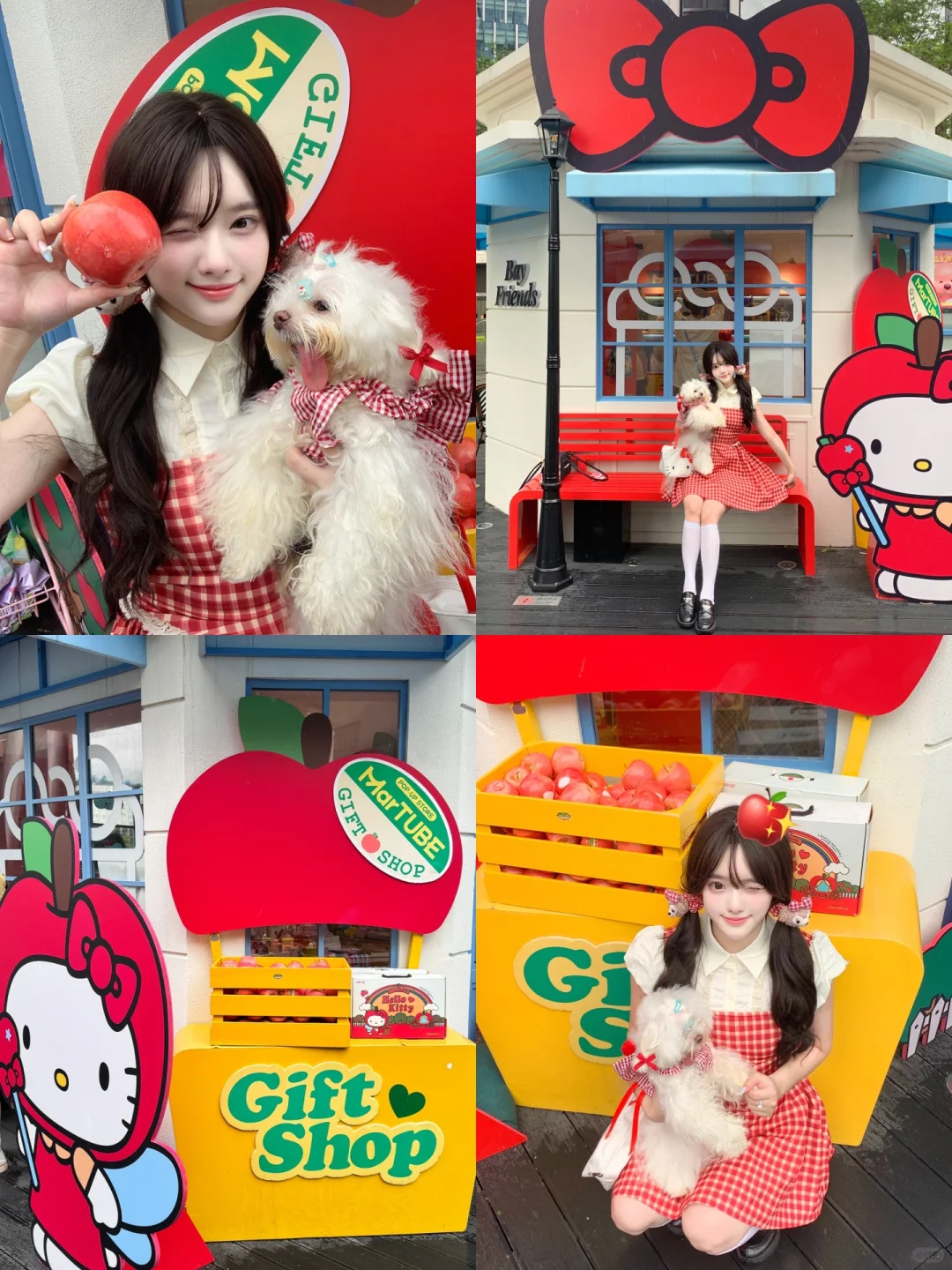🎈/‧₊˚ 存一些探店的拍照姿势≽^•༚•🍎≼