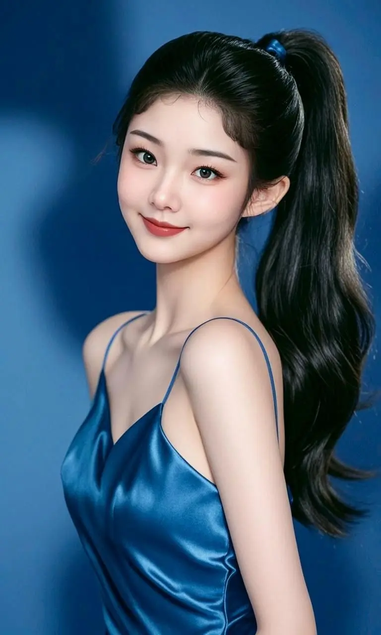 AI蓝调笑颜
