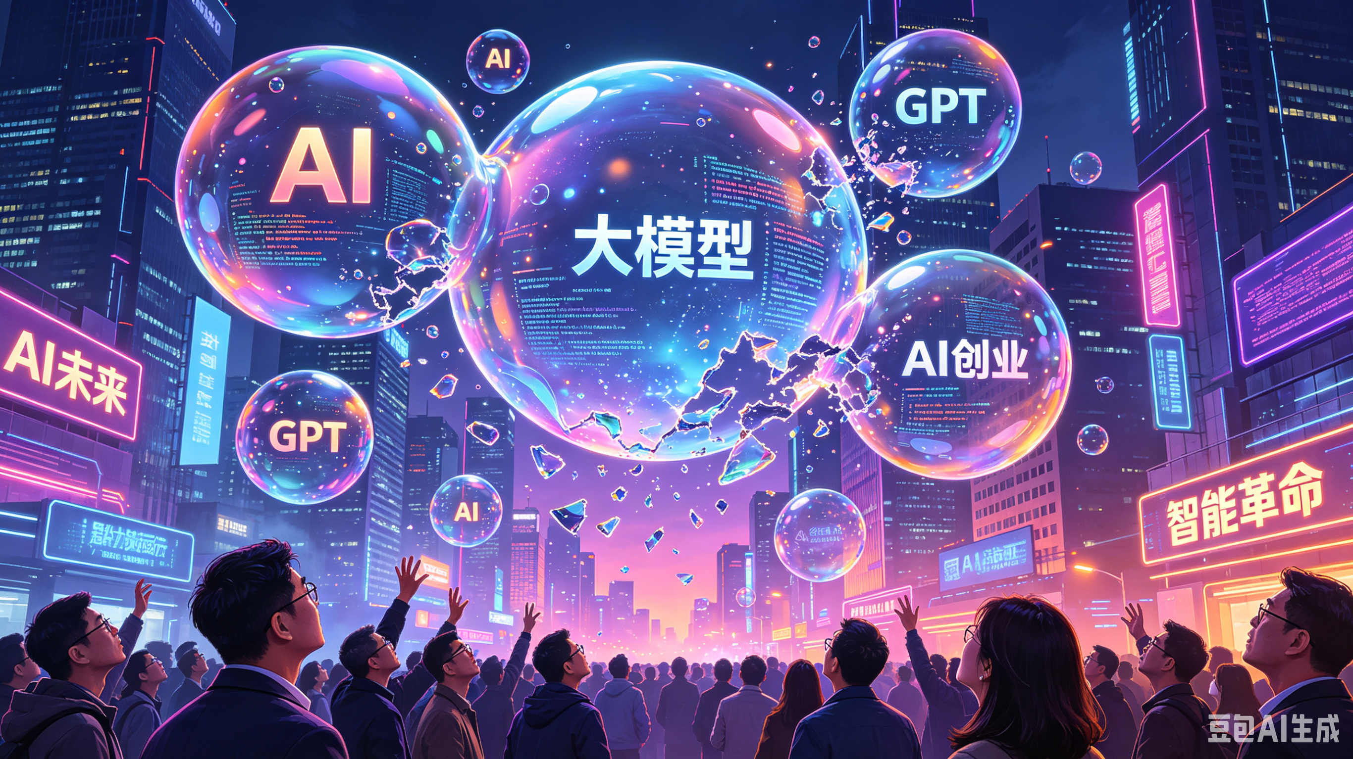 智谱股价为何是小米的100倍因为是纯AI X小龙啊，AI野蛮发展期，存在泡沫🫧