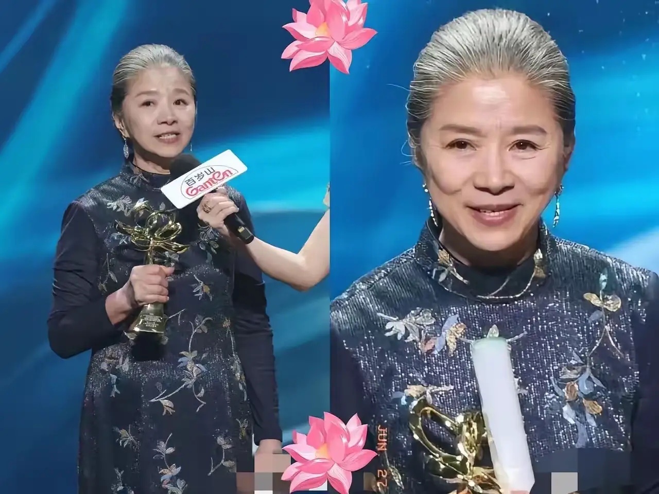 迟蓬拿下白玉兰最佳女配，领奖时只说了三句话。没有感谢导演，没有提及片酬。第一句，