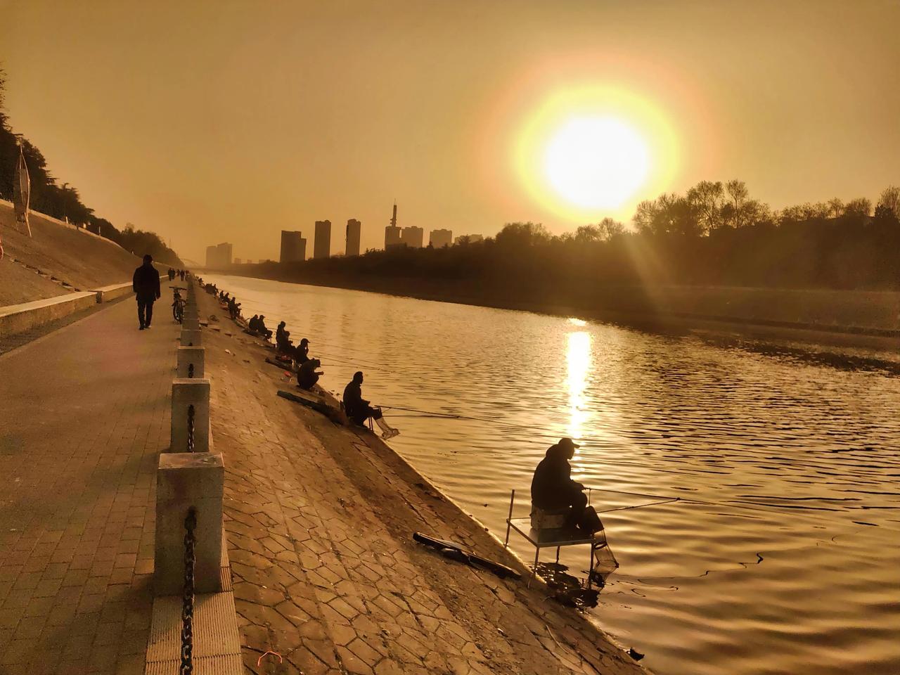 冬日生活打卡季湛河晨钓！