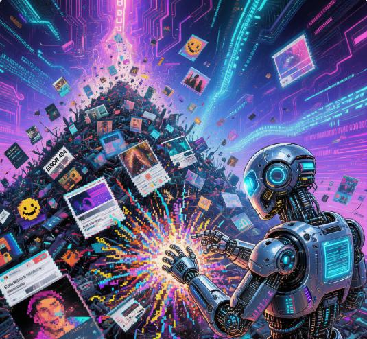 AI批量生产"数字泔水"，我们的互联网正在变成垃圾场？
今天跟大家聊个有点沉重的