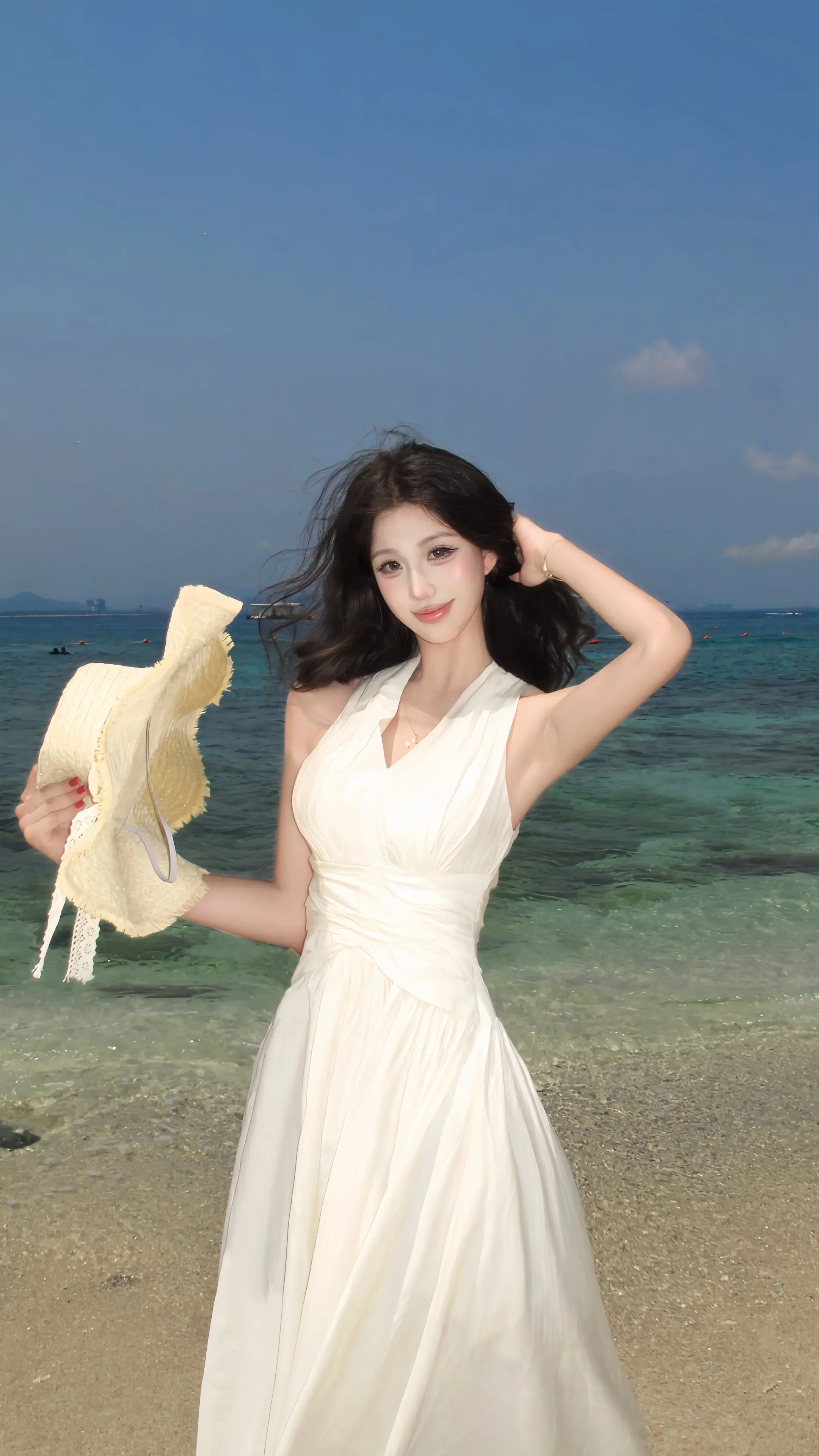 海浪是我的裙摆。