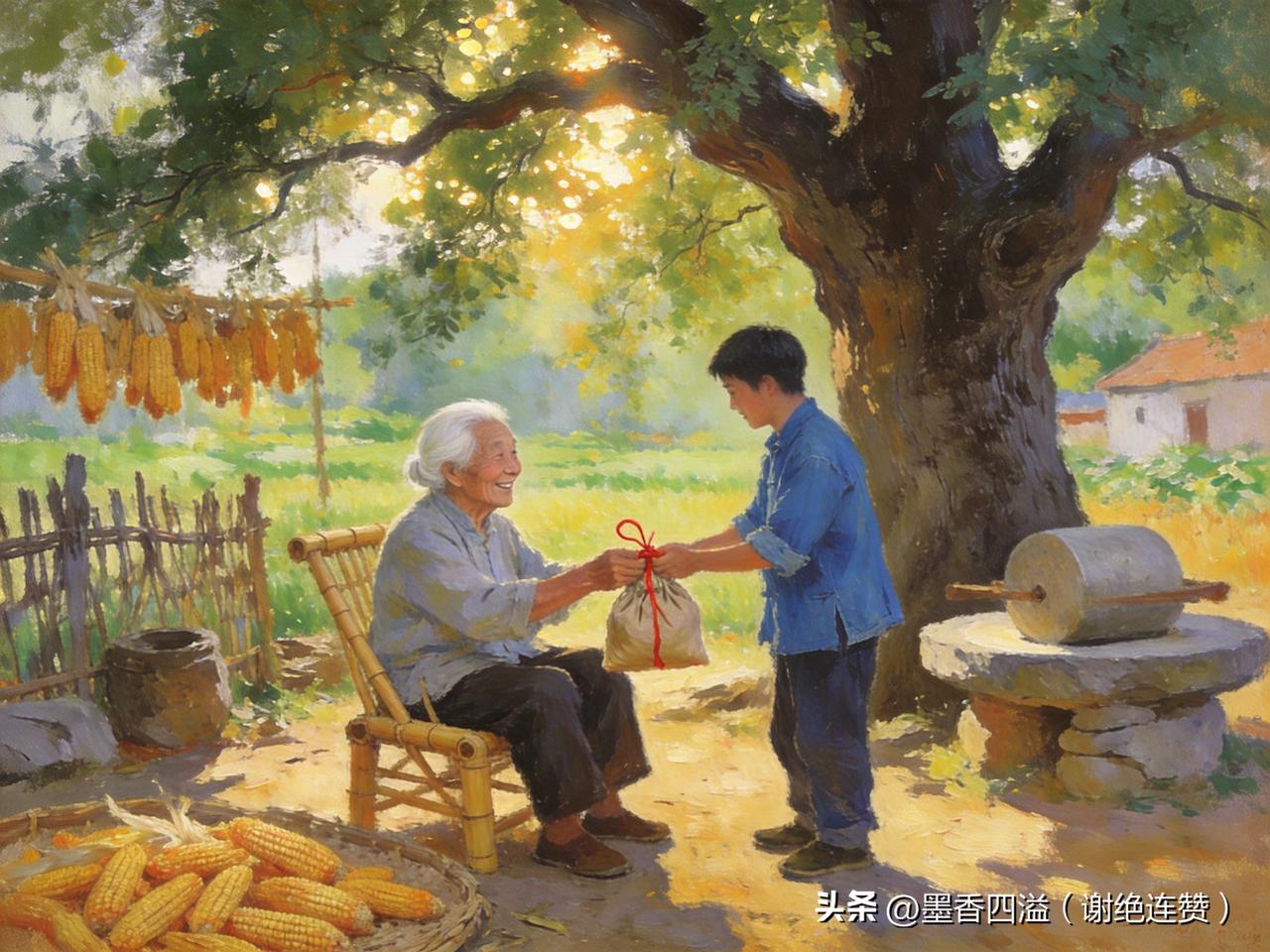 村里老人说"家中出四兆，注定好地方"，好运这东西，还真不是求来的。

村里王老实