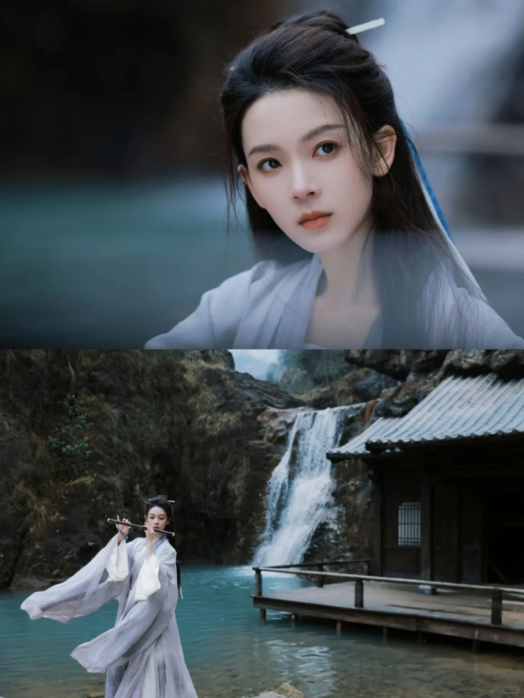 这姐好适合古装扮相啊！又美又飒，柔里带刚，充满故事感！