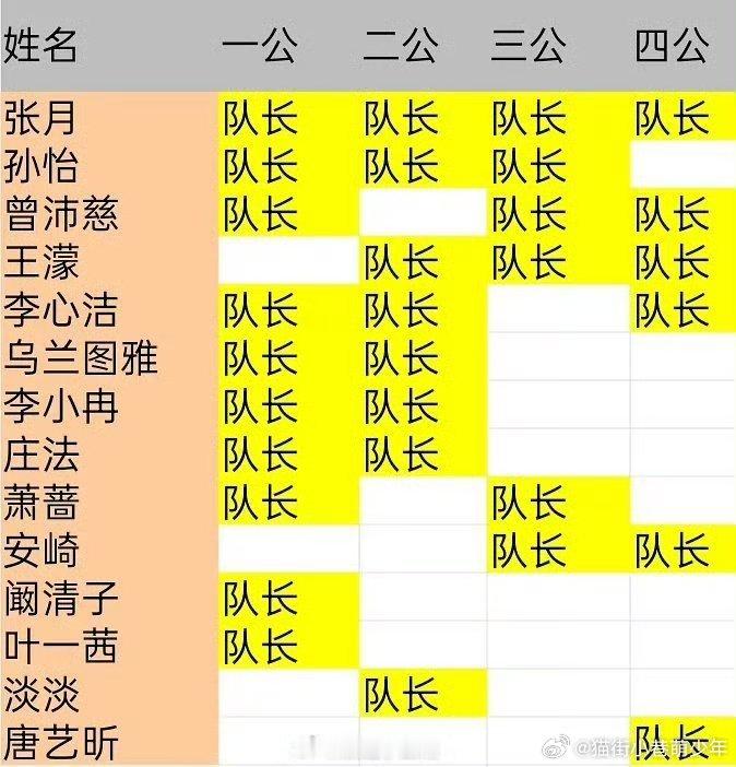 浪姐年度队长应该是能带给团队更多成长，让大家都能看到队员们的成长的人我认可的年度