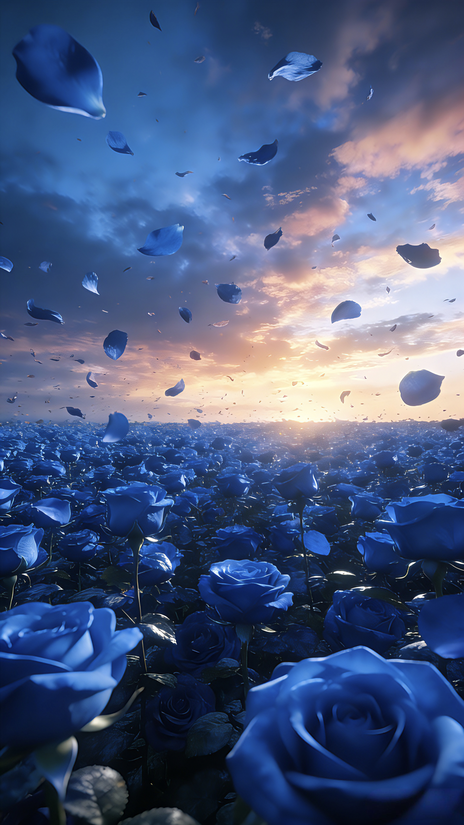 手机壁纸 | 花海不知道亲眼目睹这片花海，会是怎样的震撼