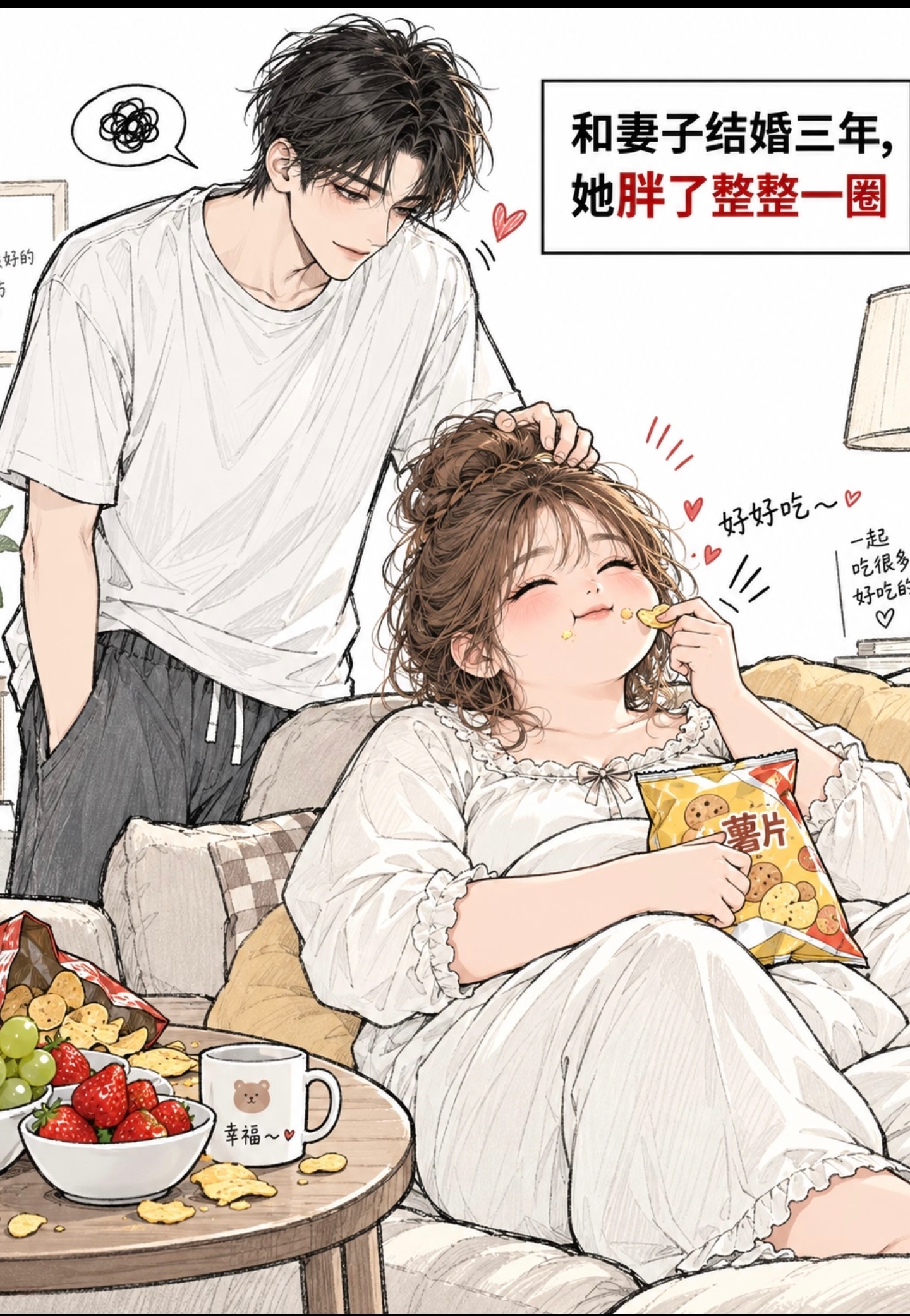 男盆友在另一个房间发来一张照片。[思考] ​​​